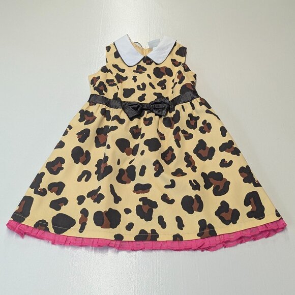 Harajuku Mini 20th Anniversary Collection Size 10/12 Leopard Print Dress - Picture 1 of 14